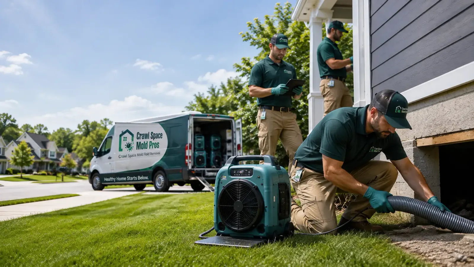 Crawl Space Mold Removal in Chapman, NE